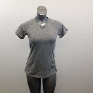 Adidas Activewear Top Women's Large Fitted Gray